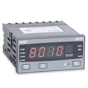 INDICADOR DE TEMPERATURA E PROCESSOS WEST 8010+ P8010+